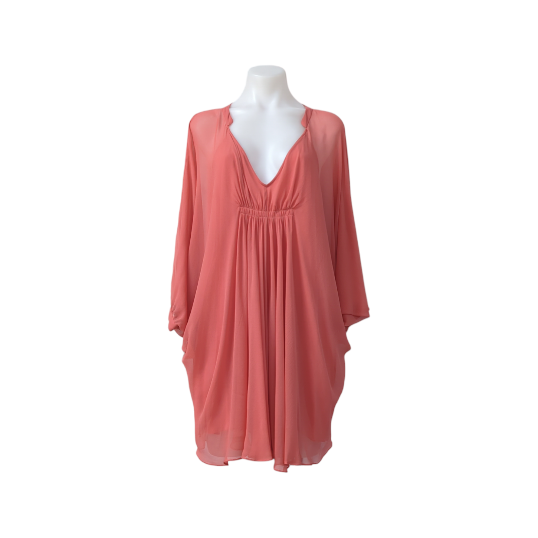 fleurette silk chiffon kaftan dress Diane Von Furstenberg Grey Snakeskin Printed Silk Draped Fleurette Dress XS Diane Von Furstenberg