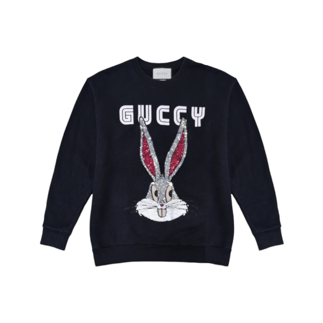 Gucci Bugs Bunny Embellished Guccy Sweatshirt Preloved Closet