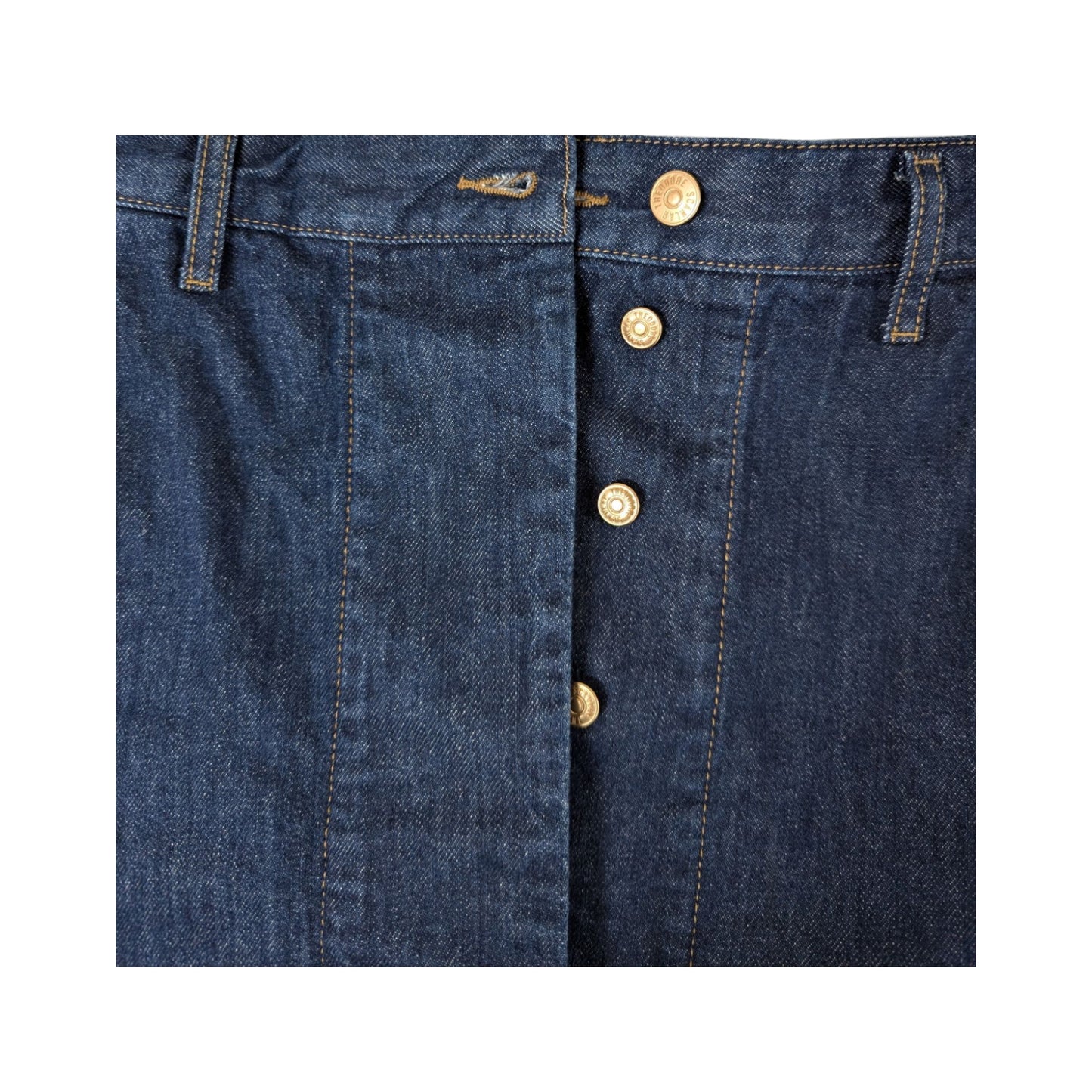 Scanlan Theodore Denim Skirt