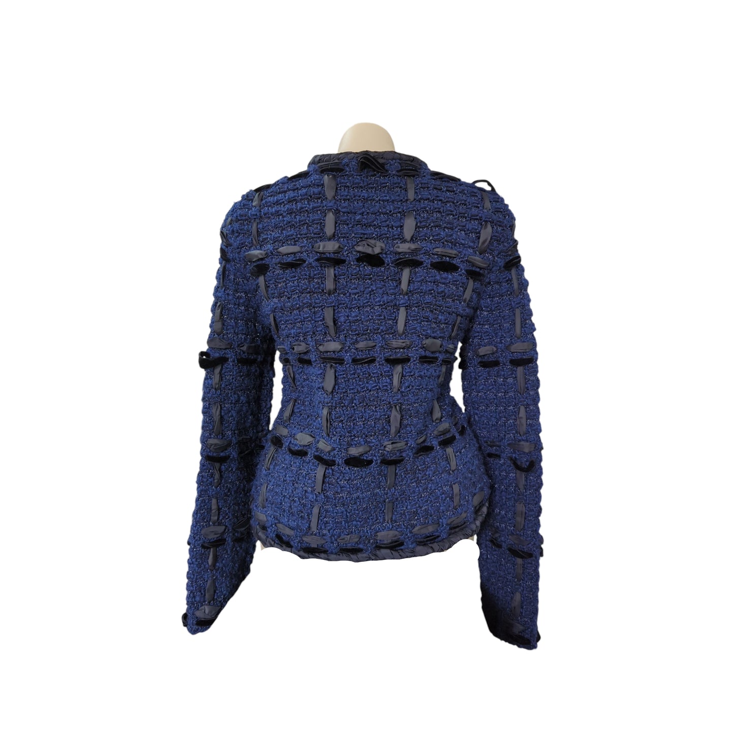 Tory Burch Tweed Ribbon Coat