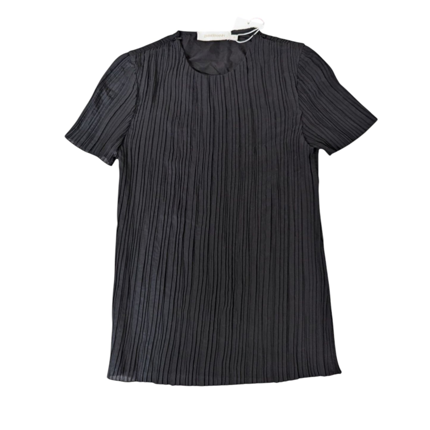 Zimmermann Plisse Tee Black