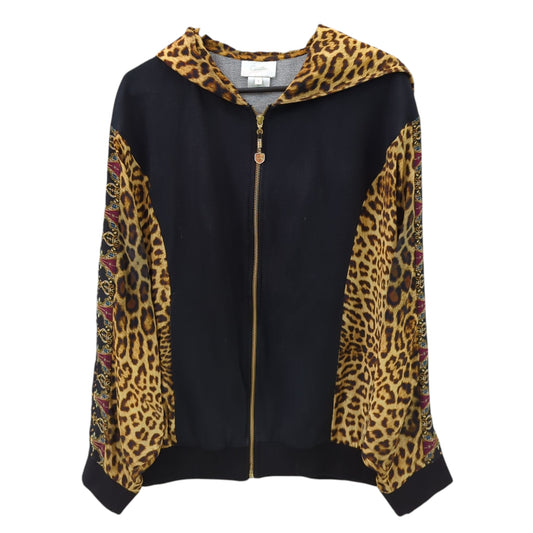 Camilla- Leopard Print Zip-Up Hoodie