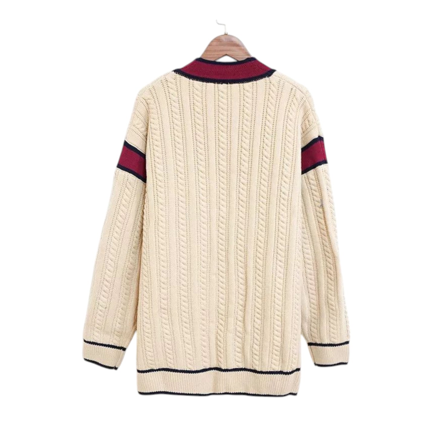 Sandro Paris Cable Knit Cardigan