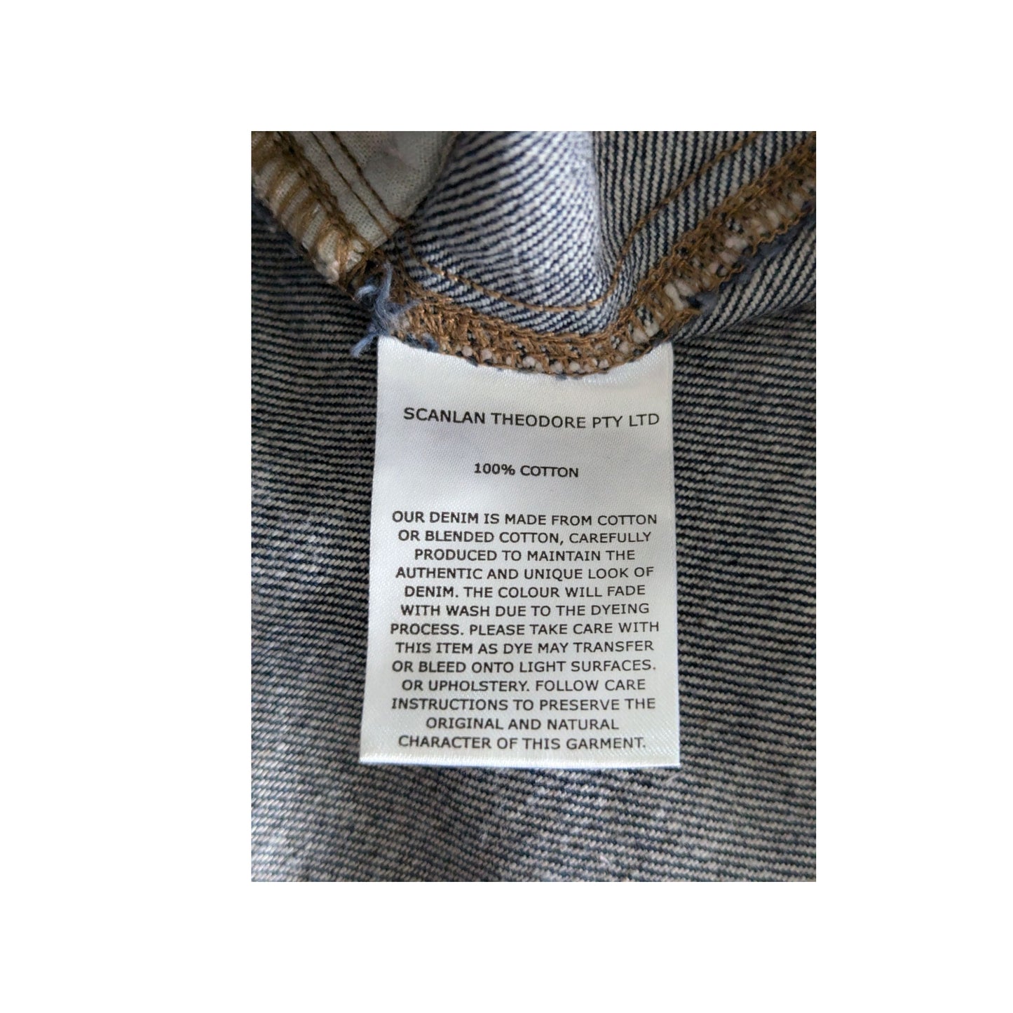 Scanlan Theodore Denim Skirt