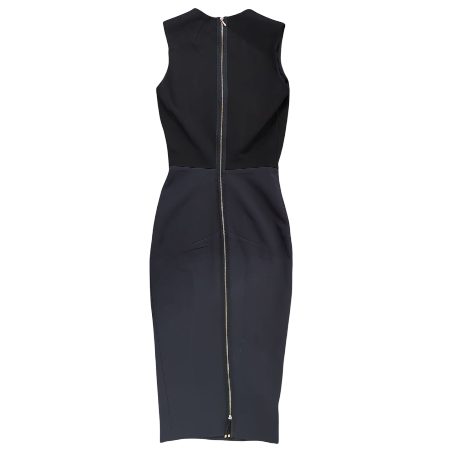 Branded- Black Colorblock Sheath Dress