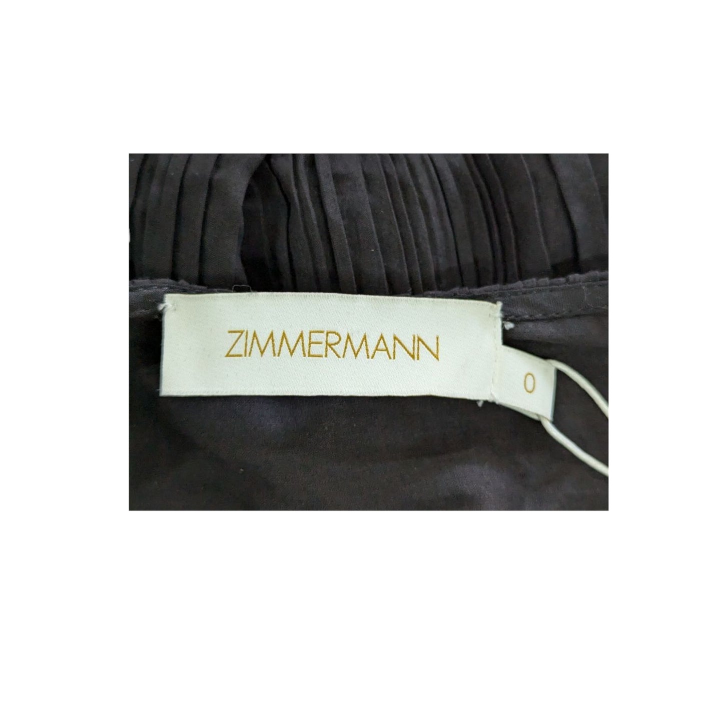 Zimmermann Plisse Tee Black