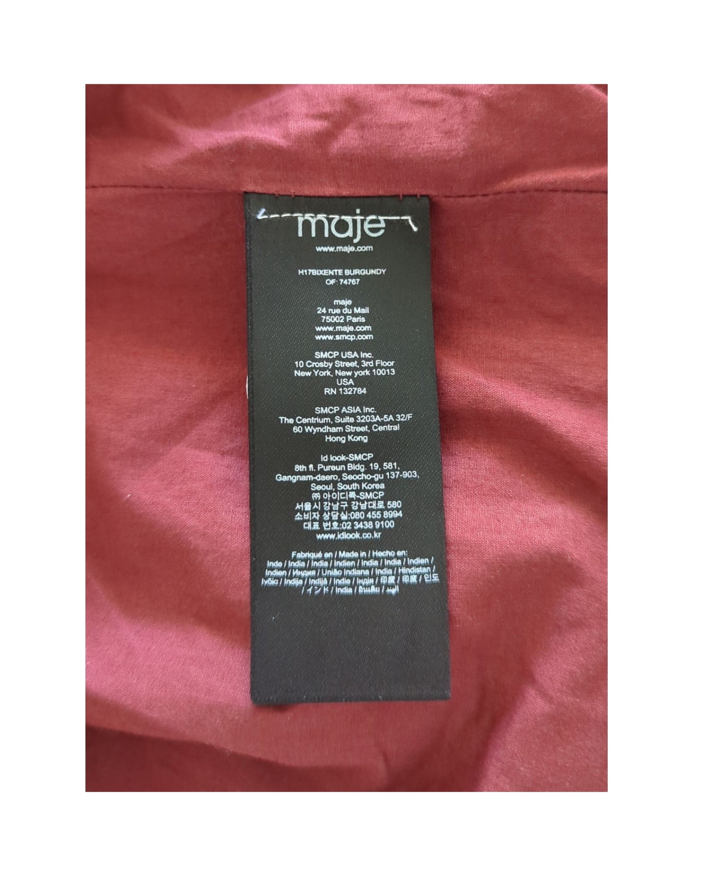 Maje- Leather jacket