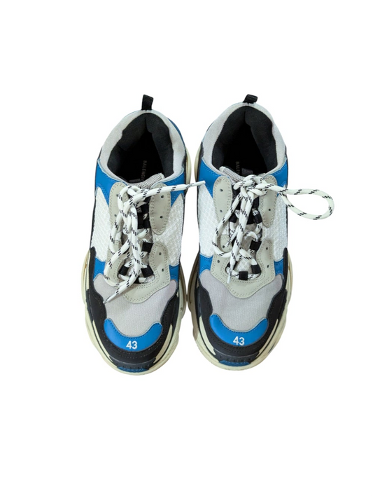 Triple S Blue Black White Sneakers