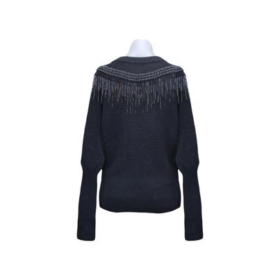 Sass & Bide Disco Eye Knit Sweater in Black