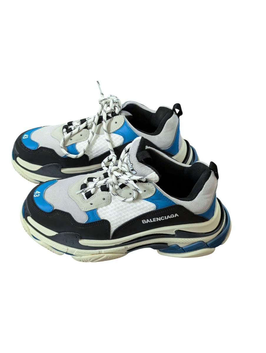 Triple S Blue Black White Sneakers