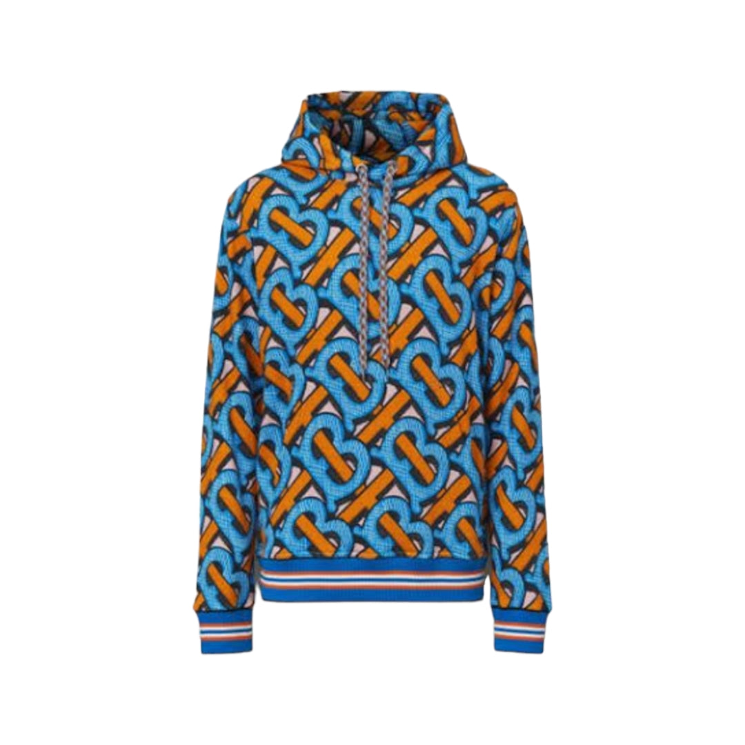 Burberry Monogram Print Cotton Hoodie