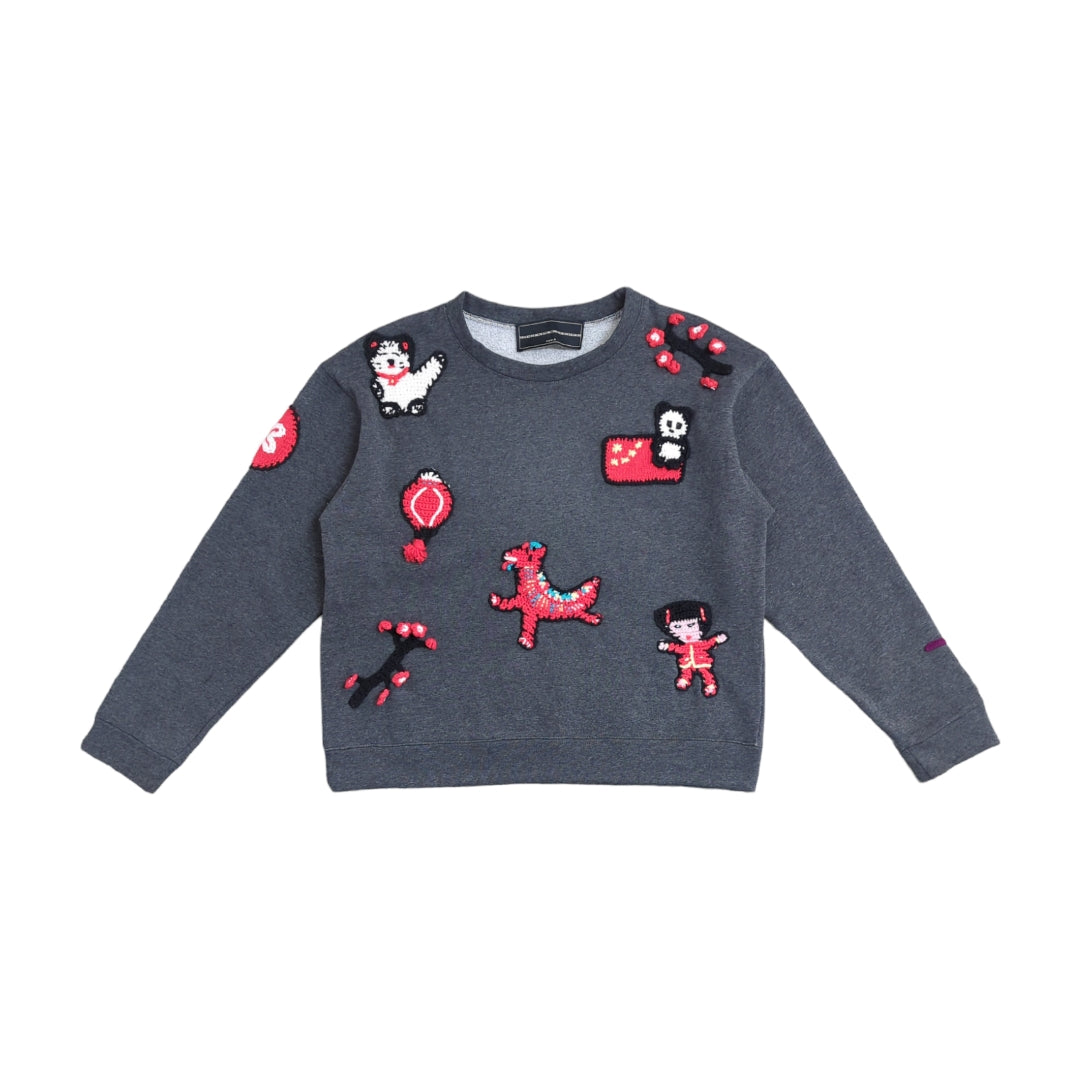 Michaela Buerger Patchwork Sweatshirt