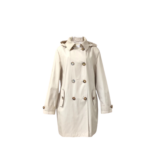 Michael Kors Cotton-twill Trench Coat with Hood