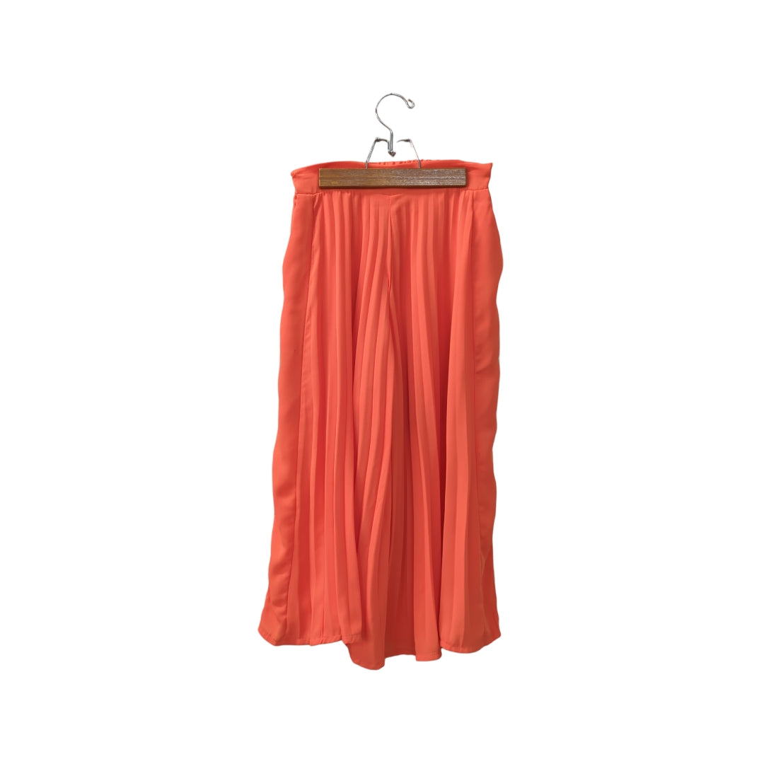 Chloé Coral Wide-Leg Pleated Pants