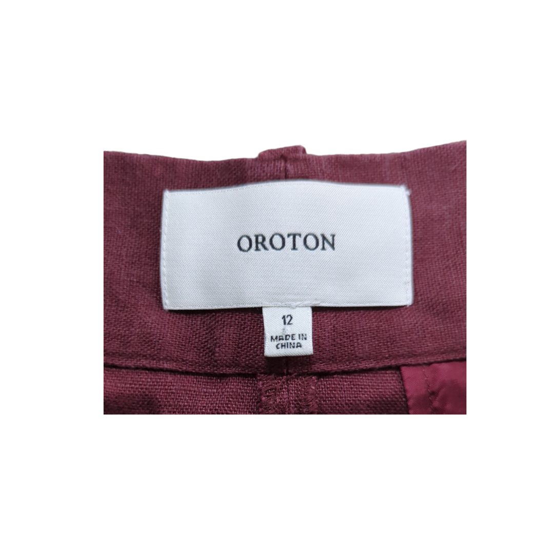 Oroton Linen Skirt