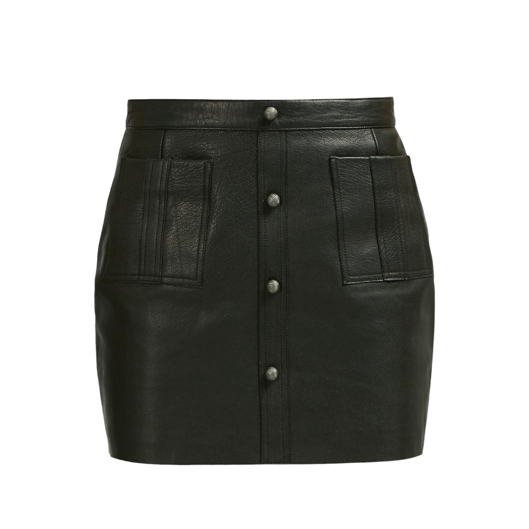 Aje Shrimpton Leather Mini Skirt – Preloved Closet