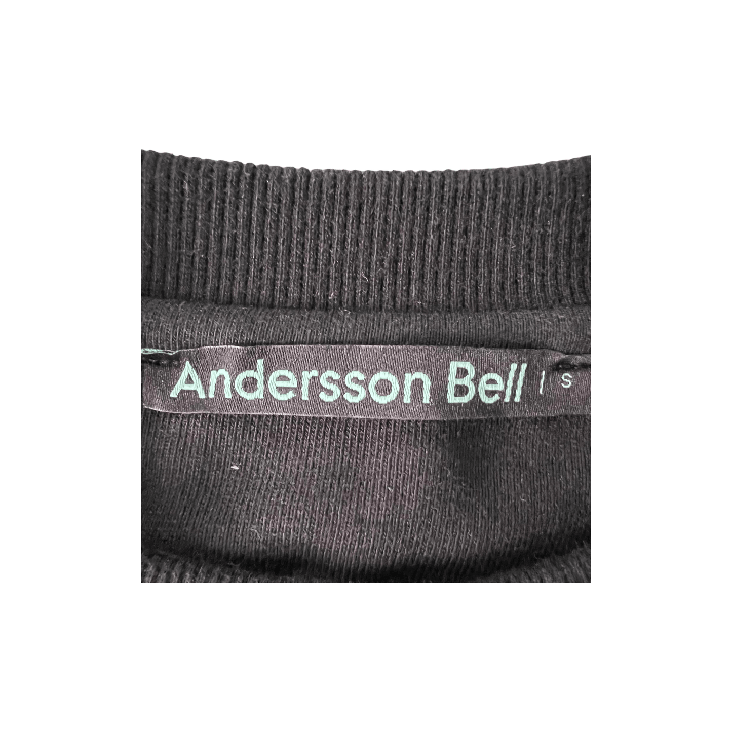 Andersson Bell Fleur Smile Embroidery Sweatshirt