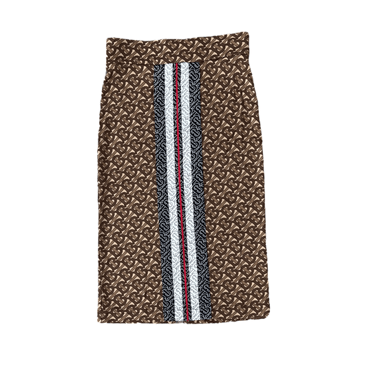 Burberry's Thomas Burberry Monogram Stripe Print Skirt