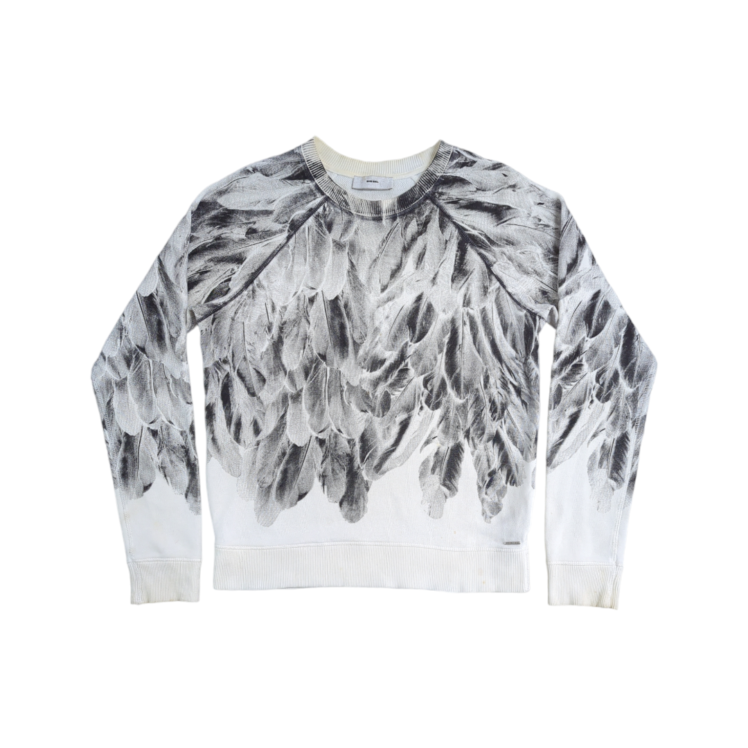 Diesel Feather Print Sweatshirt