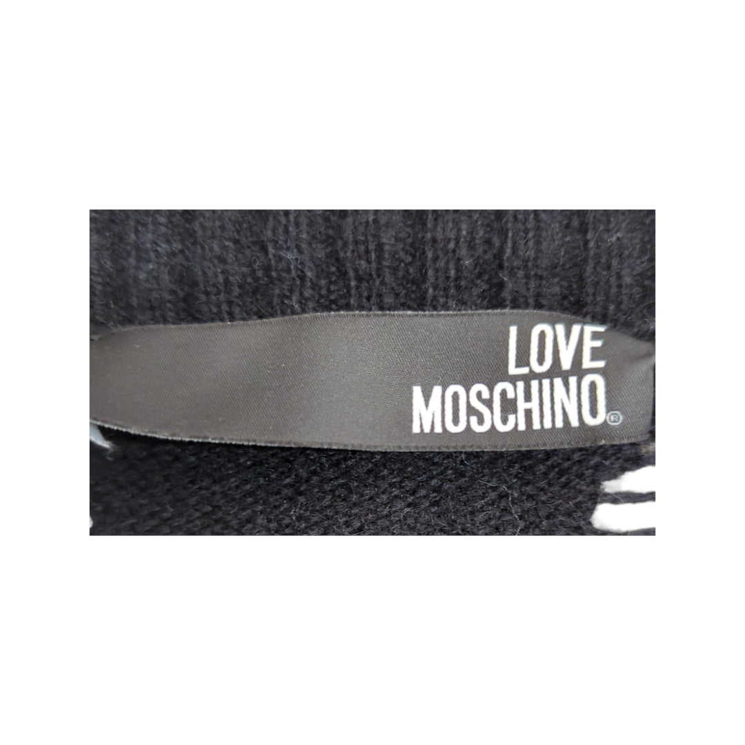 Love Moschino Leaves-Cut Cardigan