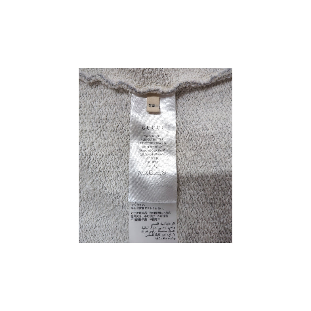 Branded Logo Webbing-trimmed Loopback Cotton Hoodie