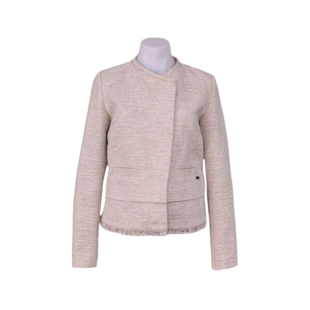 Maison Scotch Tweed Textured Jacket