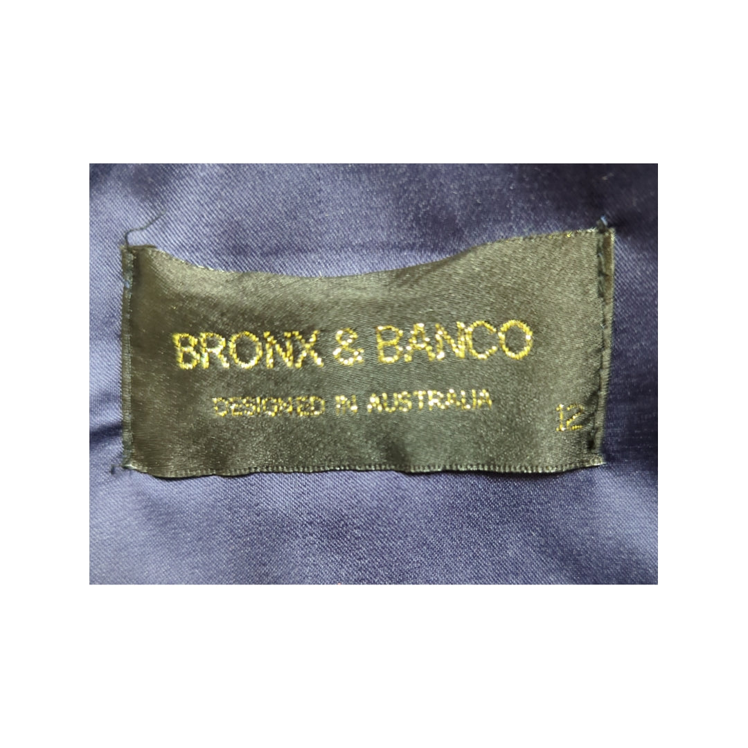 Bronx & Banco Derby High Low Embroidered Lace Dress