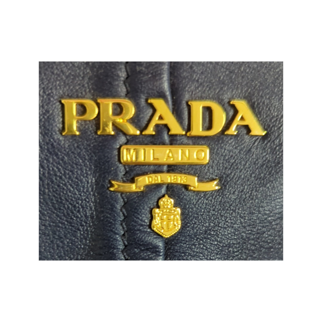 Prada Sacca Soft Calf Leather Handbag - (Authenticated)