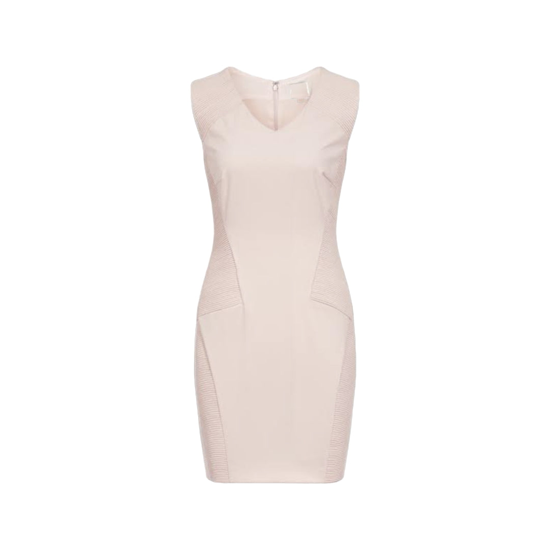 Reiss Kimberly Ribbed Panelled Body Con Dress