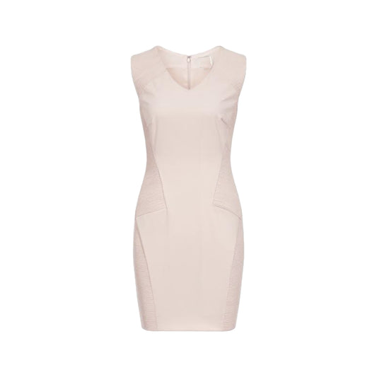 Reiss Kimberly Ribbed Panelled Body Con Dress