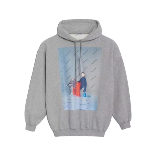 Balenciaga Girl-Graffiti Hoodie