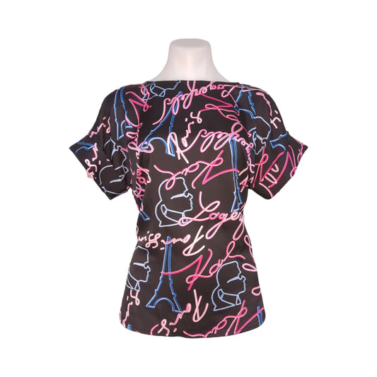 Karl Lagerfeld Limited Edition Neon Print T-Shirt