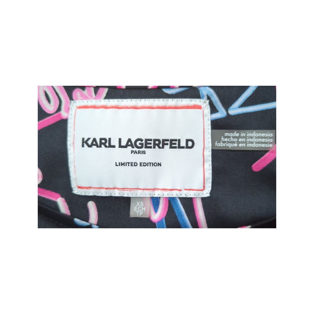 Karl Lagerfeld Limited Edition Neon Print T-Shirt