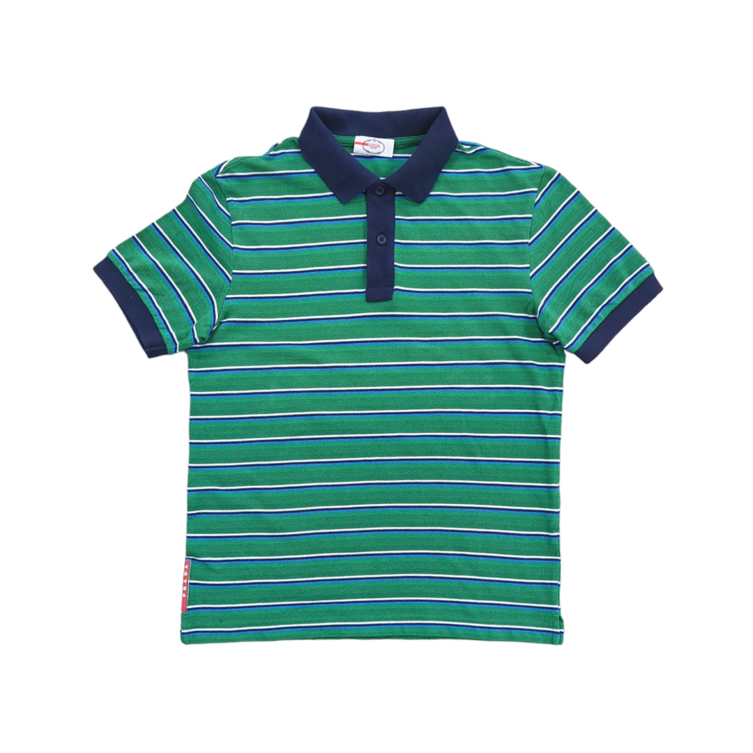 Prada SS09 Striped Polo T-shirt