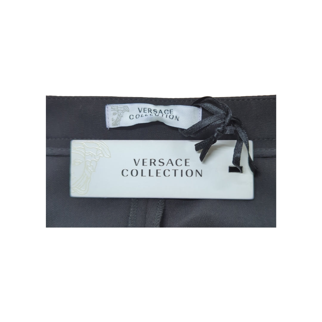 Versace Collection Stretch Crepe Trousers