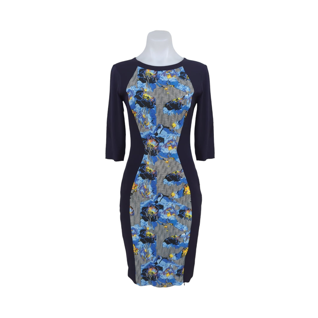 Ginger & Smart Graphic Print Panel Dress