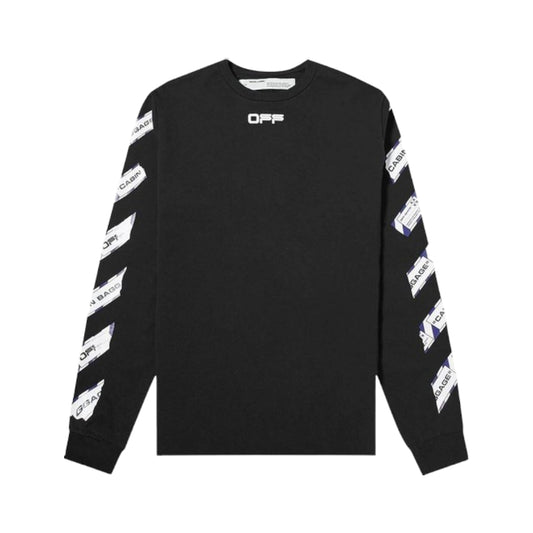 Off-White Airport Tape Long Sleeve T-shirt