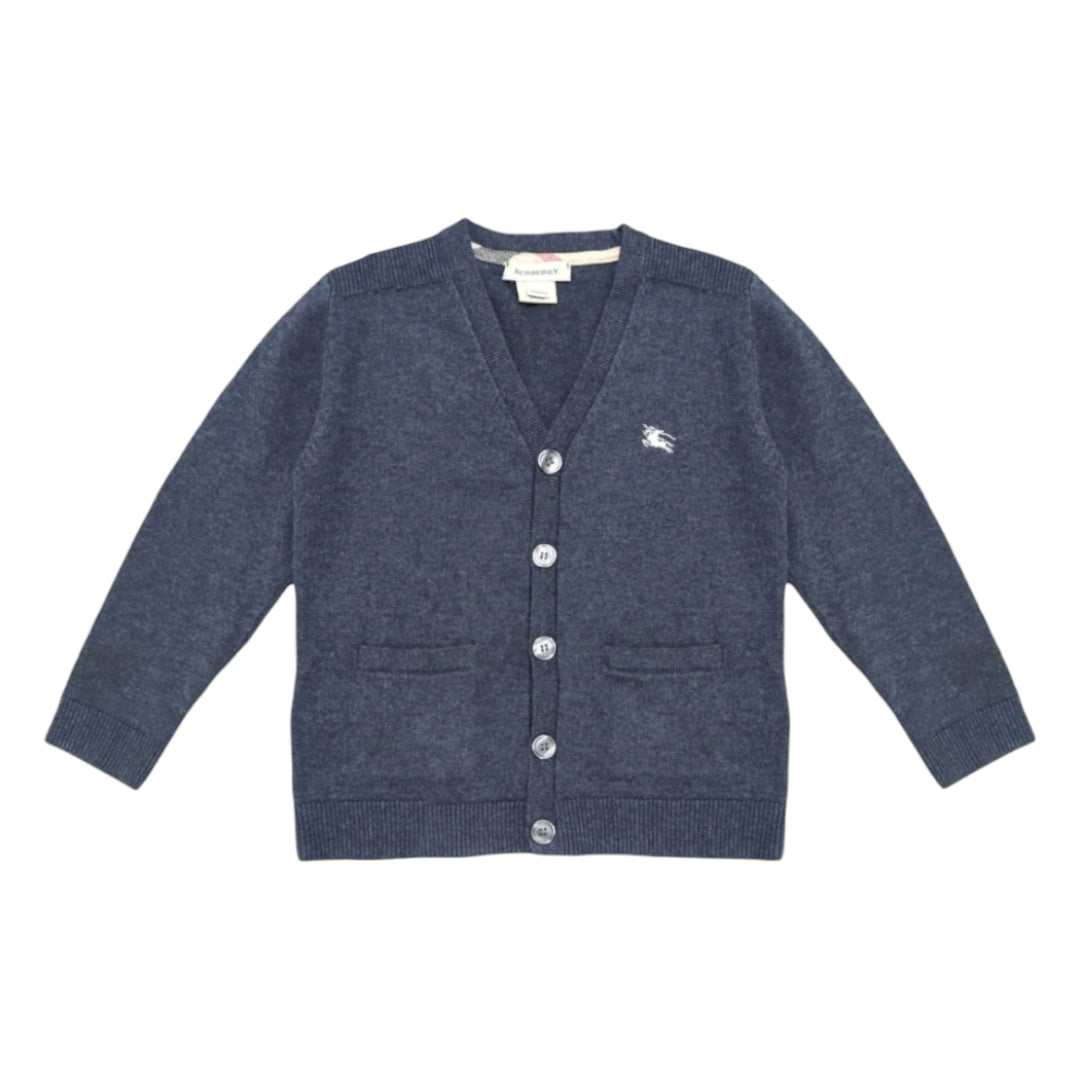 Burberry Kids Blended Wool Cardigan