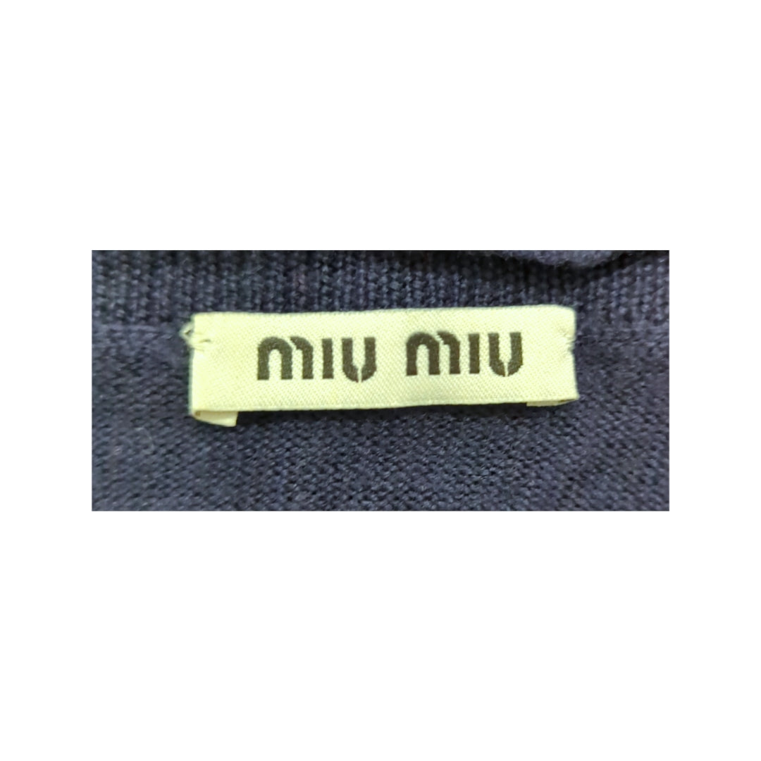 Miu Miu Embroidered Cardigan