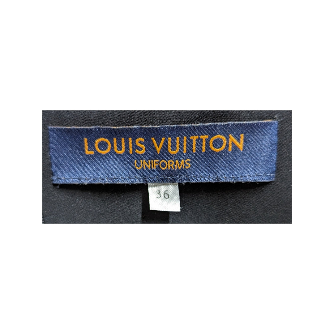 Louis Vuitton Uniform Mini Dress Black