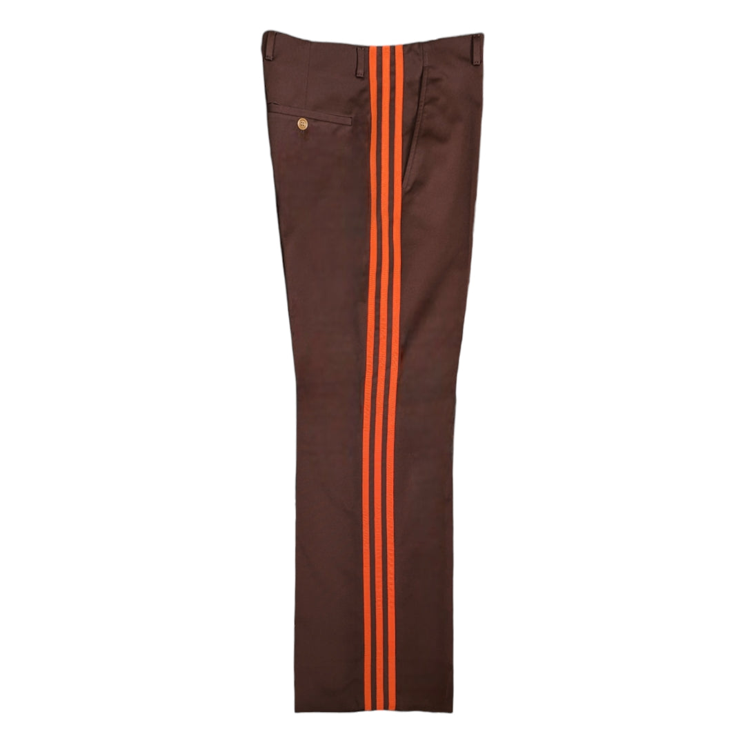 Adidas x Gucci Jersey Pant in Dark Brown
