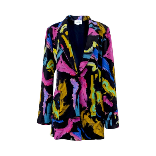 Joseph Ribkoff Abstract Print Blazer