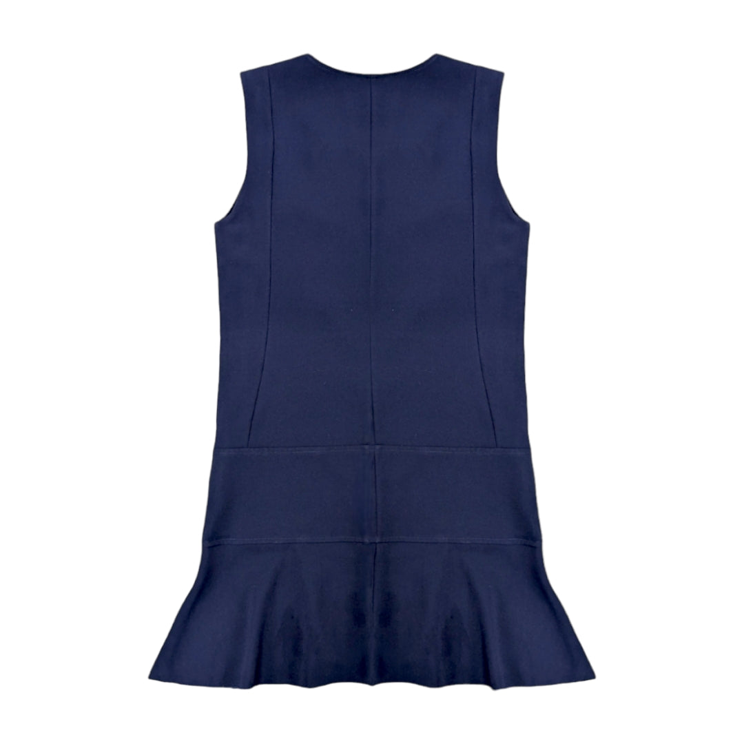 See By Chloé V-neck Sleeveless Dress in Navy