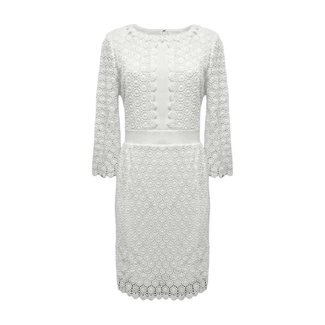 Diane von Furstenberg Nolly A-Line Dress in Ivory