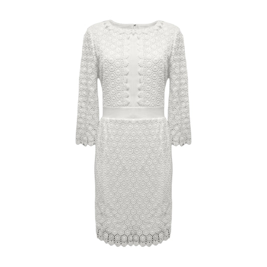 Diane von Furstenberg Nolly A-Line Dress in Ivory