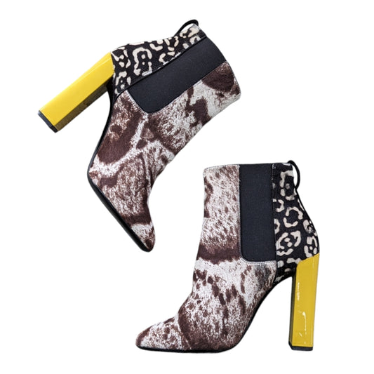 Fendi Animal Print Pony Hair Boots