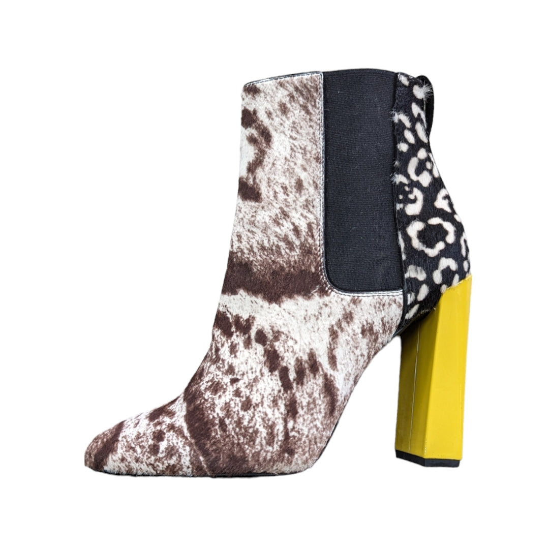 Fendi Animal Print Pony Hair Boots