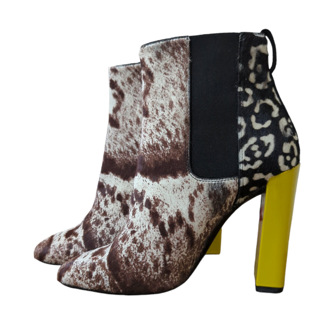 Fendi Animal Print Pony Hair Boots