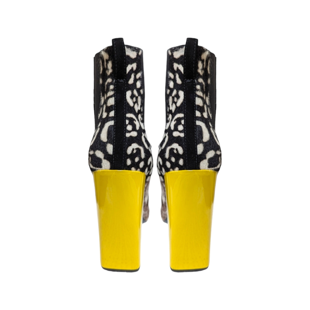 Fendi Animal Print Pony Hair Boots