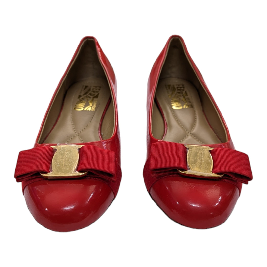 Salvatore Ferragamo Varina Bow Ballet Flats